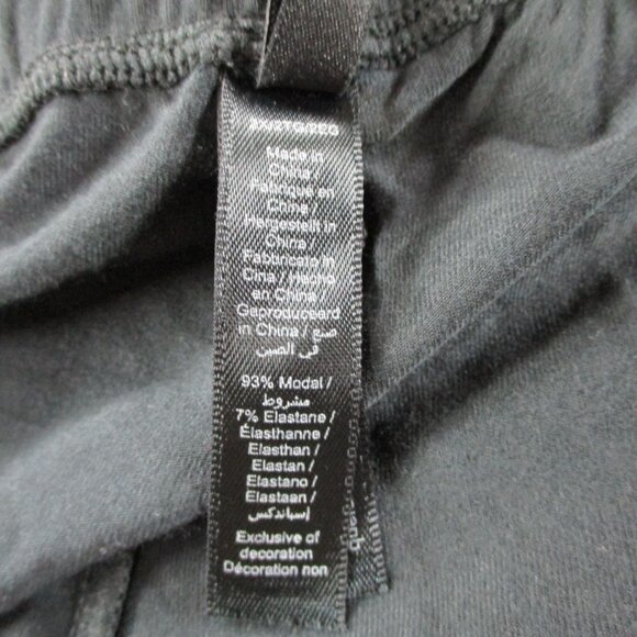SKIMS Sleep Pajama Pants Womens 2X Black Modal Stretch Lounge Relaxed Drawstring - Picture 10 of 11